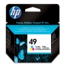HP 49 (51649AE) inktcartridge kleur (origineel) 51649AE 030140