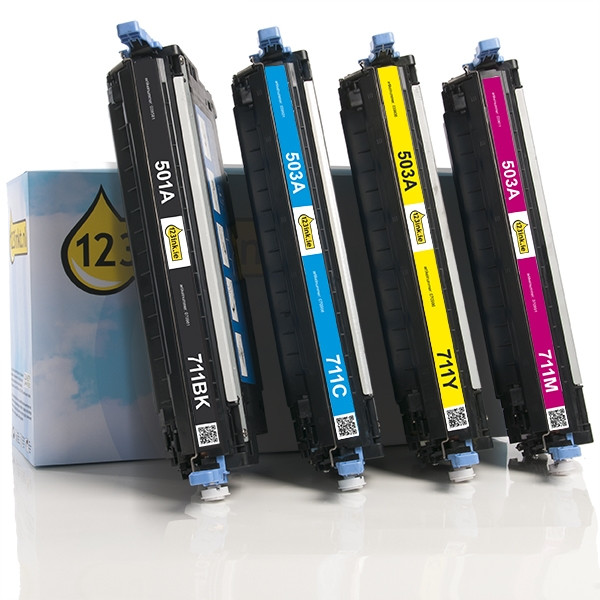 HP Q7582A toner geel Toners (laserprinters) nummer HP 503A (Q7582A) toner  geel (123inkt huismerk) q7582a hp q7582a hp q7582a geel q7582a geel hp toner  geel 123inkt.nl