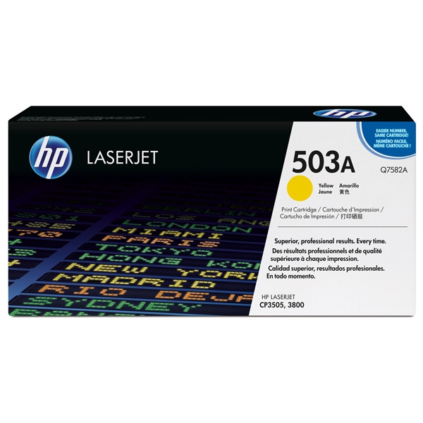 HP 503A (Q7582A) toner geel (origineel) Q7582A 039605 - 1