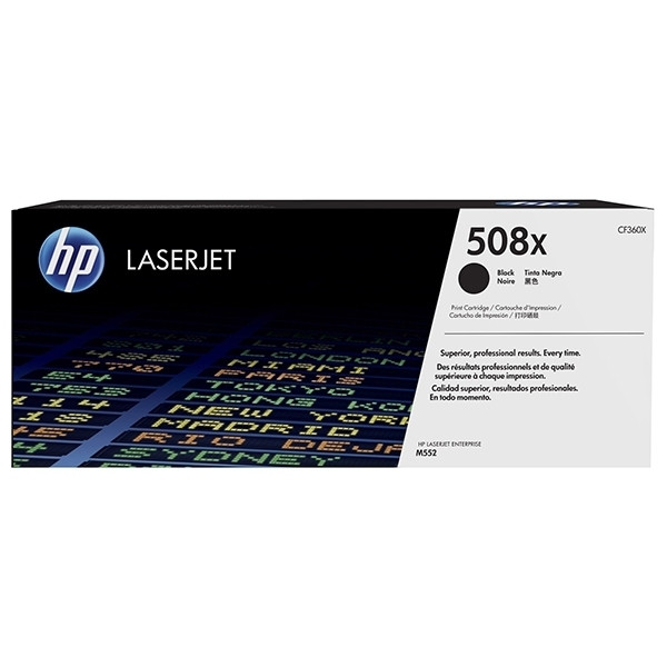 HP 508X (CF360X) toner zwart hoge capaciteit (origineel) CF360X 054840 - 1