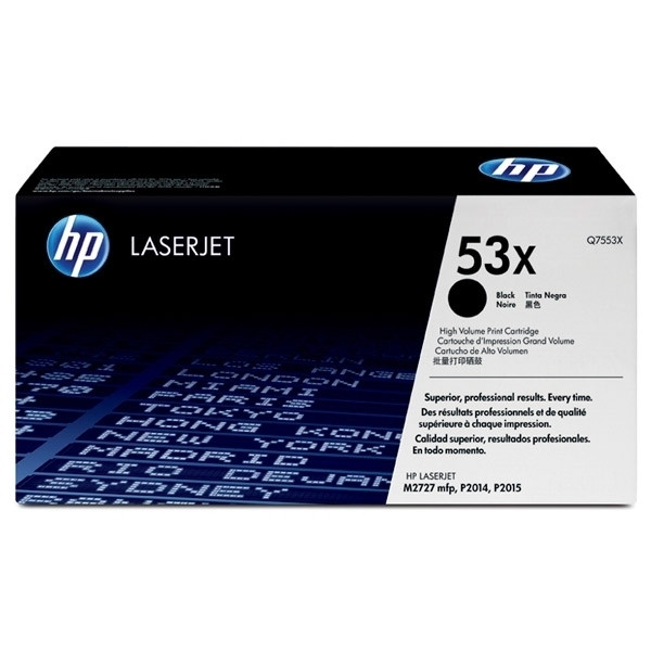 HP 53X (Q7553X) toner zwart hoge capaciteit (origineel) Q7553X 039735 - 1