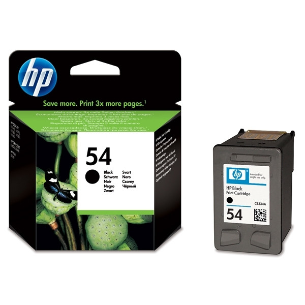 HP 54 (CB334AE) inktcartridge zwart hoge capaciteit (origineel) CB334AE 031755 - 1