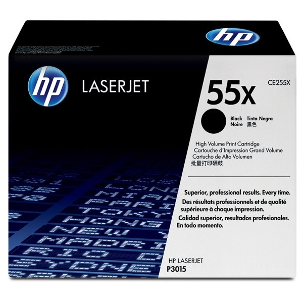 HP 55X toner zwart hc Toners (laserprinters) nummer HP 55X (CE255X) toner  zwart hoge capaciteit (123inkt huismerk) 55x hp 55x hp 55x ce255x 123inkt hp  ce255x toner ce255x toner zwart hoge capaciteit