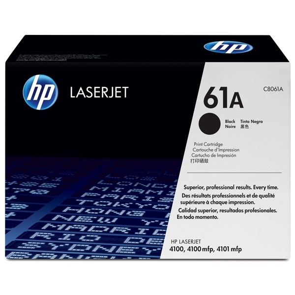 HP 61A (C8061A) toner zwart (origineel) C8061A 033010 - 1