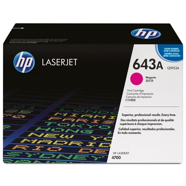 HP 643A (Q5953A) toner magenta (origineel) Q5953A 039630 - 1