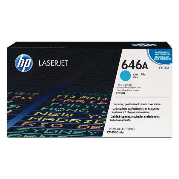 HP 646A (CF031A) toner cyaan (origineel) CF031A 039956 - 1