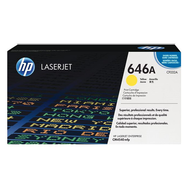 HP 646A (CF032A) toner geel (origineel) CF032A 039958 - 1