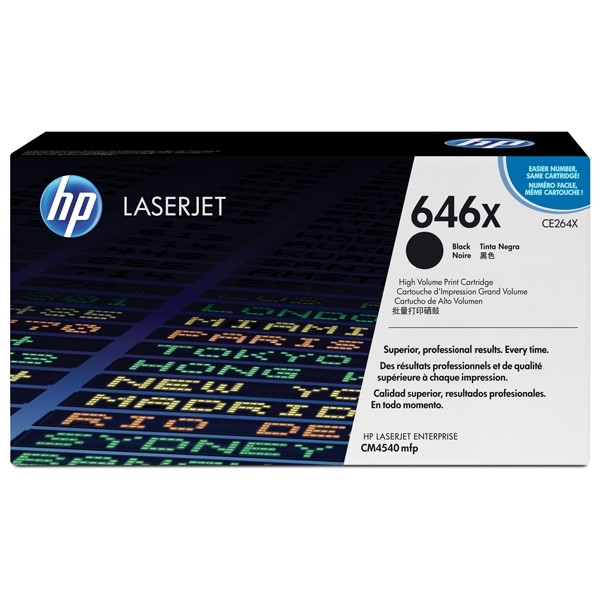 HP 646X (CE264X) toner zwart hoge capaciteit (origineel) CE264X 039954 - 1