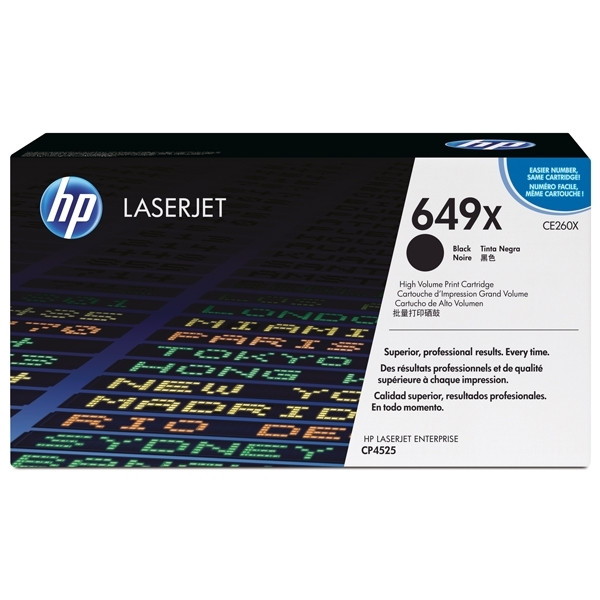 HP 649X (CE260X) toner zwart hoge capaciteit (origineel) CE260X 039894 - 1