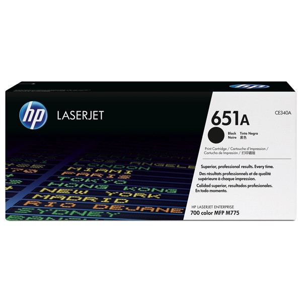 HP 651A (CE340A) toner zwart (origineel) CE340A 054656 - 1