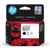HP 651 (C2P10AE) inktcartridge zwart (origineel) 044550