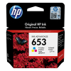 HP 653 (3YM74AE) inktcartridge kleur (origineel) 3YM74AE 093120