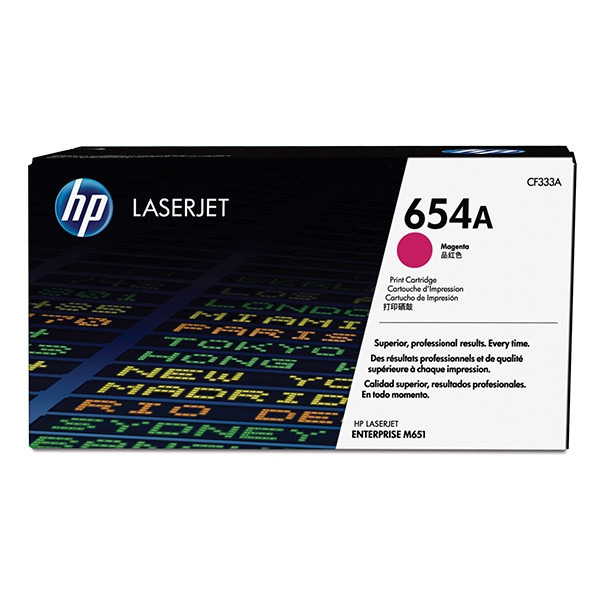 HP 654A (CF333A) toner magenta (origineel) CF333A 054798 - 1