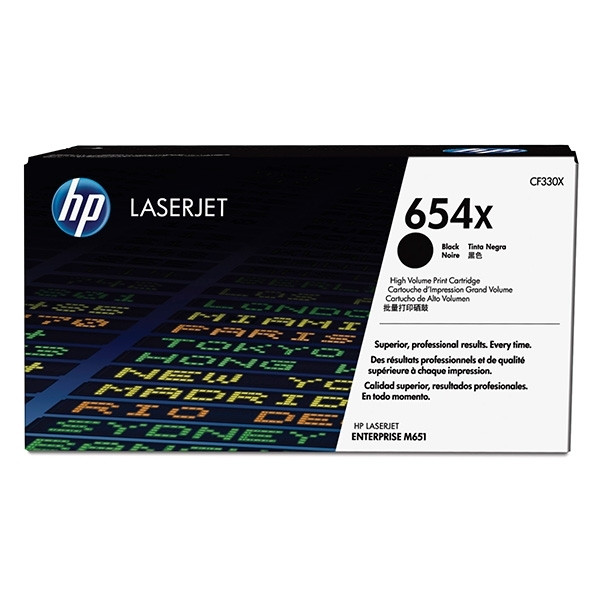 HP 654X (CF330X) toner zwart hoge capaciteit (origineel) CF330X 054792 - 1