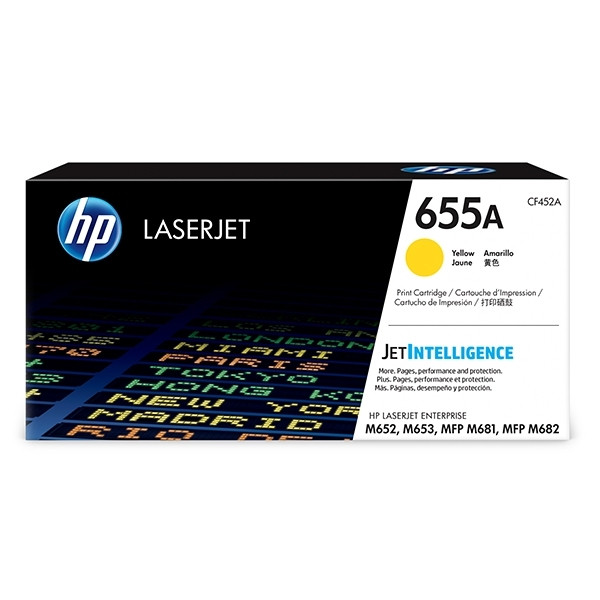 HP 655A (CF452A) toner geel (origineel) CF452A 055162 - 1