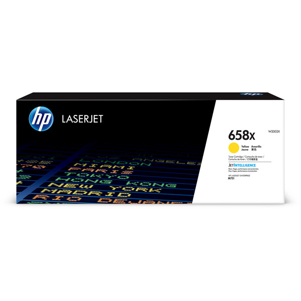 HP 658X (W2002X) toner geel hoge capaciteit (origineel) W2002X 055410 - 1