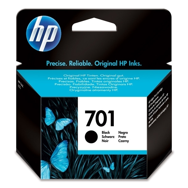 HP 701 (CC635AE) inktcartridge zwart (origineel) CC635AE 044024 - 1