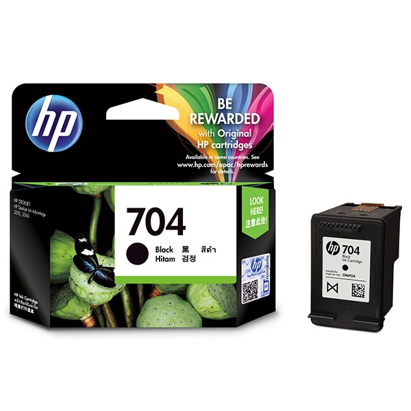 HP 704 (CN692A) inktcartridge zwart (origineel) CN692A 044106 - 1
