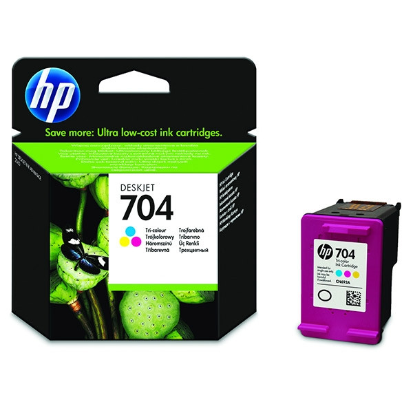 HP 704 (CN693A) inktcartridge kleur (origineel) CN693A 044108 - 1