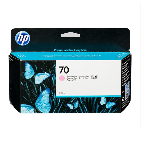 HP 70 (C9455A) inktcartridge licht magenta (origineel) C9455A 030832 - 1