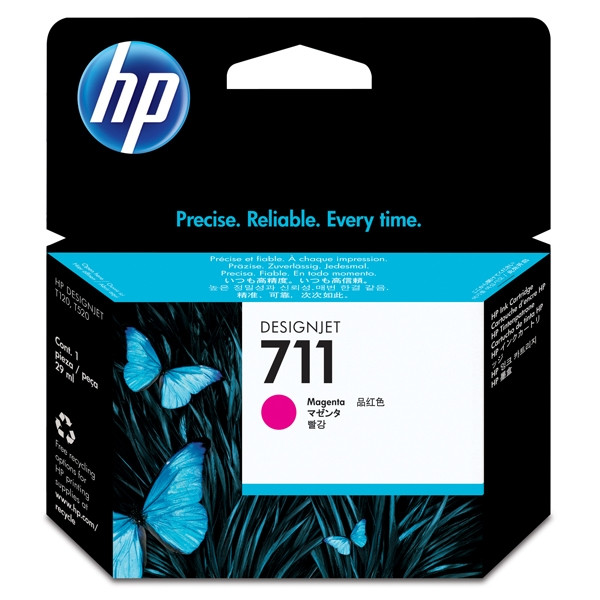 HP 711 (CZ131A) inktcartridge magenta (origineel) CZ131A 044198 - 1