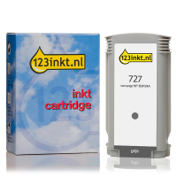 HP 727 (B3P24A) inktcartridge grijs hoge capaciteit (123inkt huismerk) B3P24AC 044299