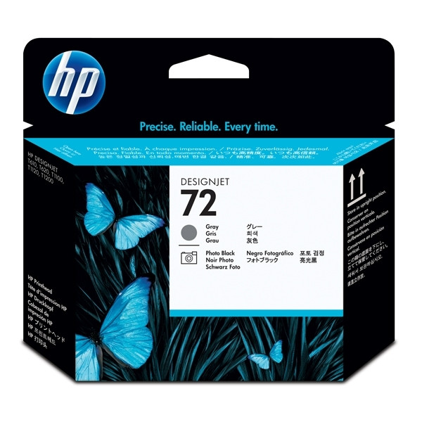 HP 72 (C9380A) printkop grijs en foto zwart (origineel) C9380A 030902 - 