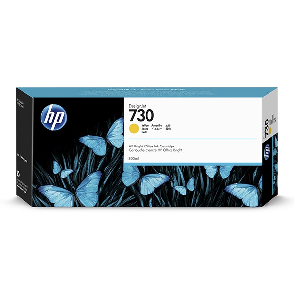 HP 730 (P2V70A) inktcartridge geel hoge capaciteit (origineel) P2V70A 055268 - 1