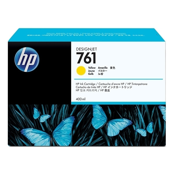 HP 761 (CM992A) inktcartridge geel (origineel) CM992A 044062 - 1