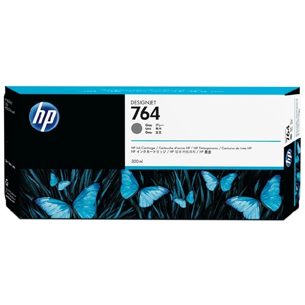 HP 764 (C1Q18A) inktcartridge grijs (origineel) C1Q18A 044406 - 1