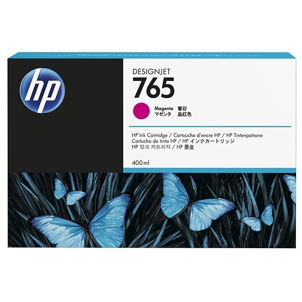 HP 765 (F9J51A) inktcartridge magenta (origineel) F9J51A 044436 - 1