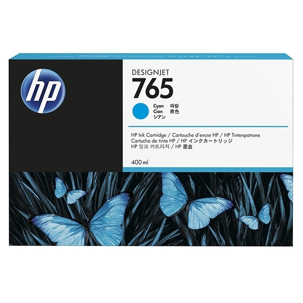 HP 765 (F9J52A) inktcartridge cyaan (origineel) 044434 - 1