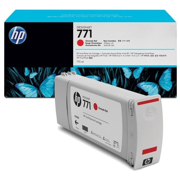 HP 771 (CE038A) inktcartridge chromatic red (origineel) CE038A 044080 - 