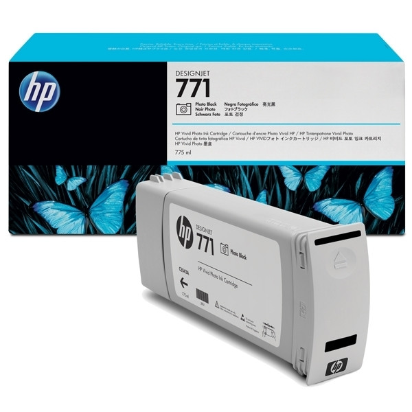HP 771 (CE043A) inktcartridge foto zwart (origineel) CE043A 044090 - 1