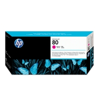 HP 80 (C4822A) printkop magenta en printkopreiniger (origineel) C4822A 031190