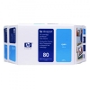 HP 80 (C4891A) value pack cyaan (origineel)