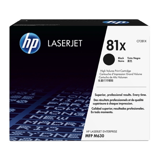 HP 81X (CF281X) toner zwart hoge capaciteit (origineel) CF281X 054814 - 1