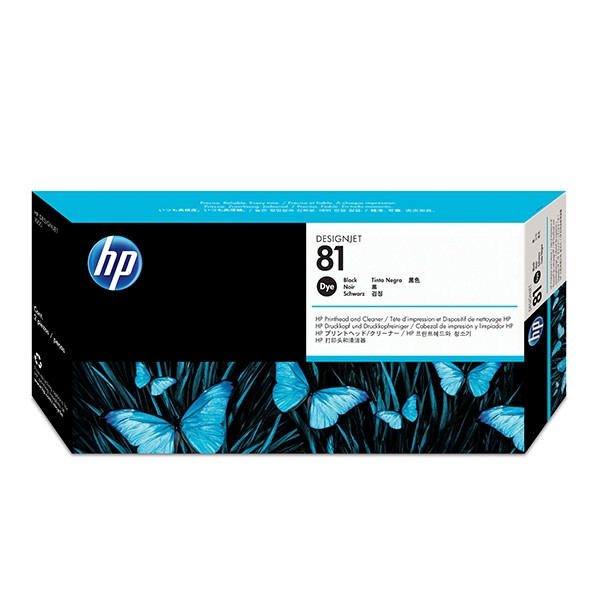 HP 81 (C4950A) printkop zwart met printkopreiniger (origineel) C4950A 031500 - 1