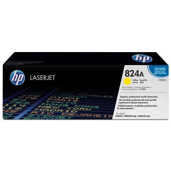 HP 824A (CB382A) toner geel (origineel) CB382A 039792 - 1