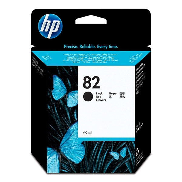 HP Designjet 111 HP Designjet HP Inkt cartridges HP 82 (CH565A)  inktcartridge zwart (origineel) hp 11 82 ch565a designjet c4812a 123inkt.nl