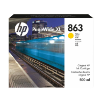 HP 863 (F9K39A) inktcartridge geel (origineel) 093492