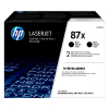 HP 87X (CF287XD) dubbelpak zwart hoge capaciteit (origineel) 054269 - 1