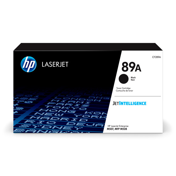 HP LaserJet Enterprise M507dn Toners (laserprinters) Printer type HP 89A  (CF289A) toner zwart (123inkt huismerk) 123inkt.nl