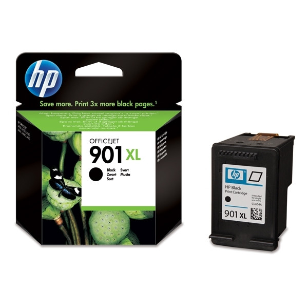 HP 901XL (CC654AE) inktcartridge zwart hoge capaciteit (origineel) CC654AE 031860 - 1