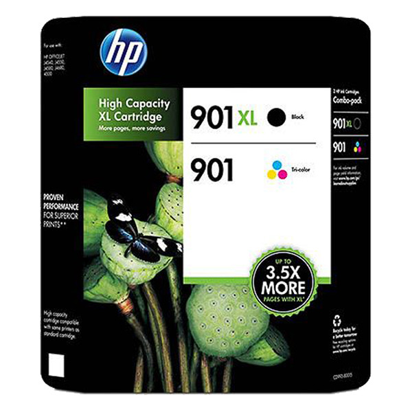 HP 901XL (SD519AE) dubbelpak zwart en kleur (origineel) SD519AE 044164 - 1
