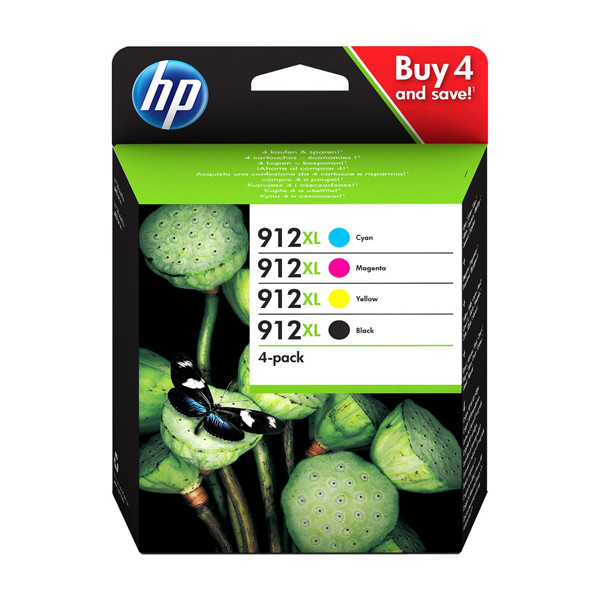 HP 912XL multipack (origineel) 3YP34AE 3YP34AE301 653000 - 1