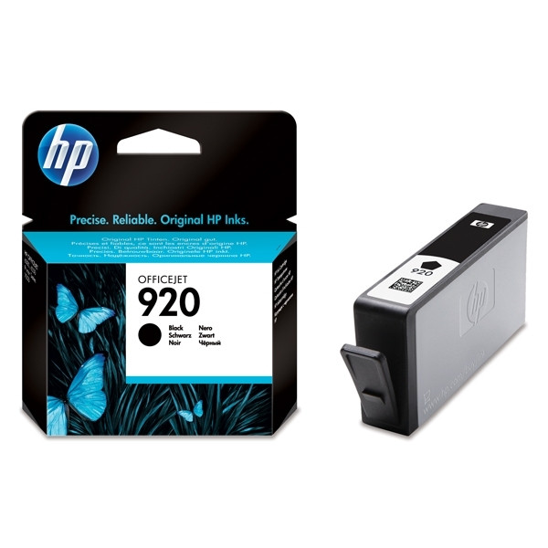HP 920 (CD971AE) inktcartridge zwart (origineel) CD971AE 044014 - 1