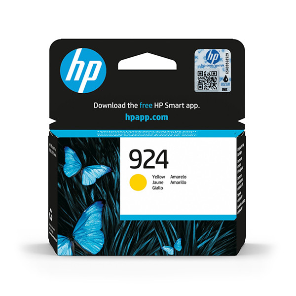 HP 924 (4K0U5NE) inktcartridge geel (origineel) 4K0U5NE 030980 - 1