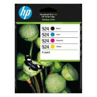 HP 924 (6C3Z1NE) multipack zwart/cyaan/magenta/geel (origineel) 6C3Z1NE 030982