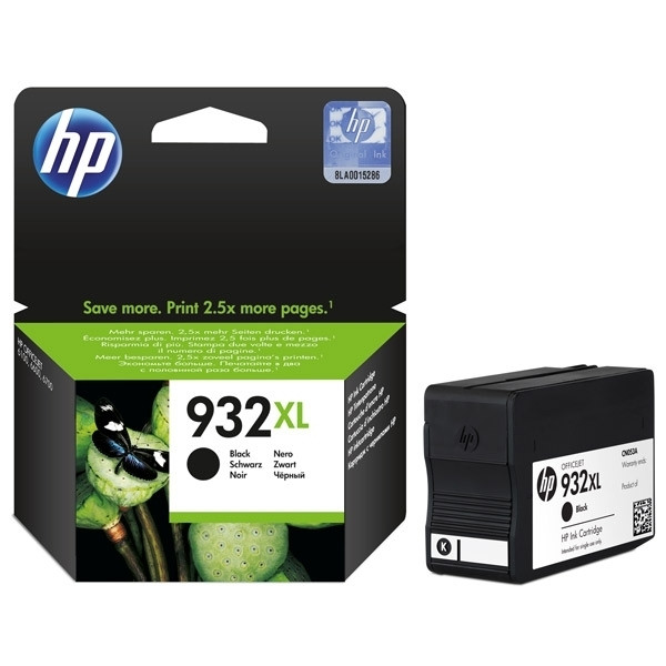 HP 932XL (CN053AE) inktcartridge zwart hoge capaciteit (origineel) CN053AE 044146 - 